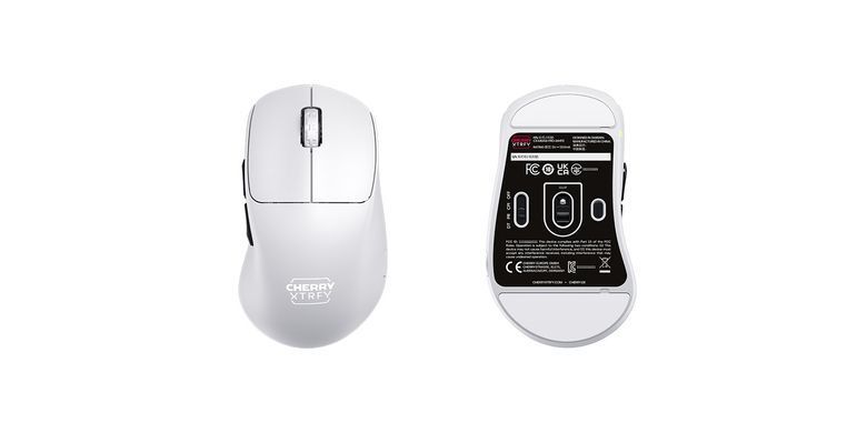 Cherry Xtrfy Мышь M64 PRO, 8K, WL/USB-A, RGB, белый CX-M64W-PRO-WHITE фото