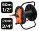 Катушка Neo Tools 15-791 для хранения садового шланга 1/2" или 3/4", с ручкой 15-791