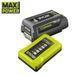 Ryobi Набір акумулятора та зарядного пристрою Max Power RY36BK17B-140 36В 1х4А&middot;год ЗП 1.7А (379692)