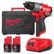 Дриль-шурупокрут акумуляторний MILWAUKEE, M12 FUEL FDD2-202X 4933479873