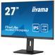 27" 16:9 IPS РК монітор, 2560х1440, 1 мс (MPRT), 100 Гц, Adaptive Sync, 1xHDMI/1xDP/2xUSB 3.2, SP 2х IIYAMA XUB2793QSU-B7 3728850