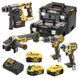 Набір з чотирьох інструментів безщіткових DeWALT DCK422P3T DCK422P3T